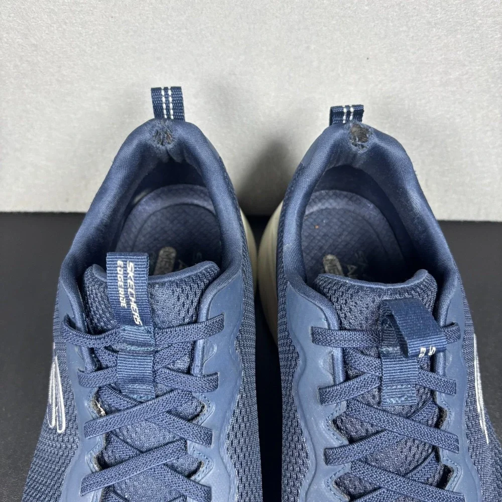 Skechers Mens Edgeride Rekze Navy Blue Sneakers Size 12 Mesh Athletic 232835